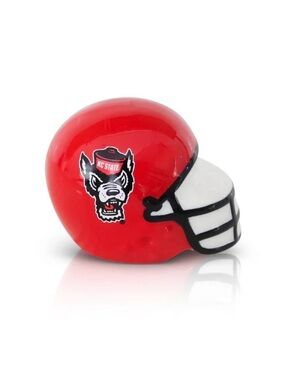 Nora Fleming NC State Helmet Mini